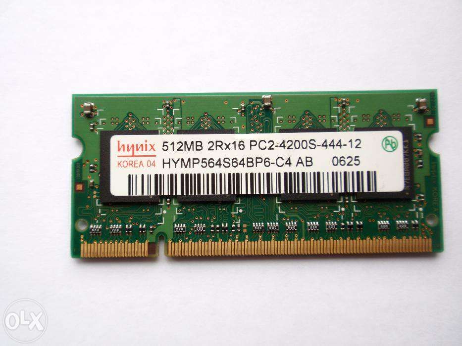 Memoria 512MB 2Rx16 PC2 - 4200S - 444 - 12