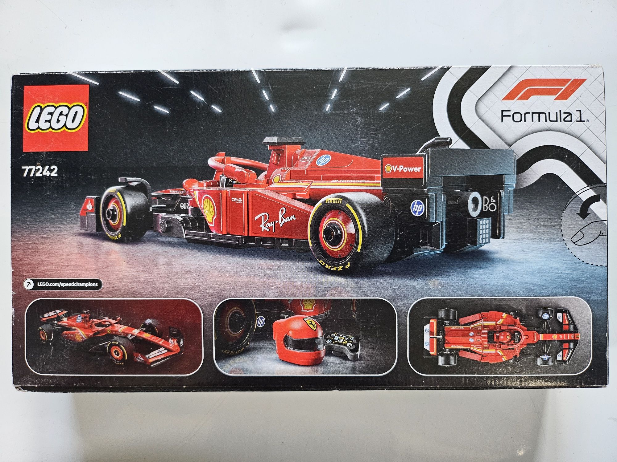 Zestaw LEGO 77242 Speed Champions Bolid F1 Ferrari SF-24