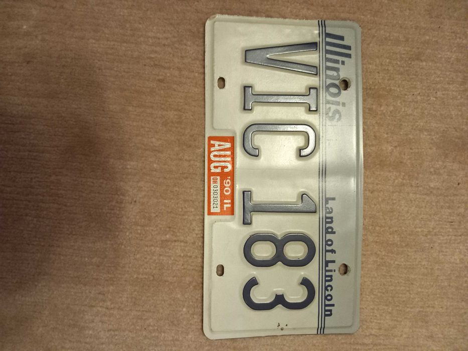 Tablica rejestracyjna USA