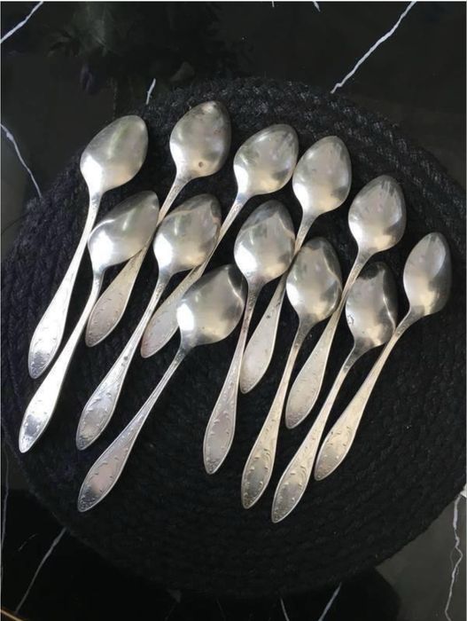 Срібні ложки з нейзильберу 12 шт. МНЦ