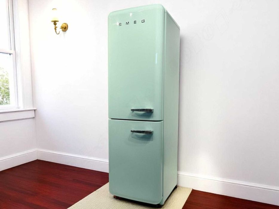 Холодильник SMEG FAB 32 LPG5 бірюзовий, ретро дизайн, бу, Італія