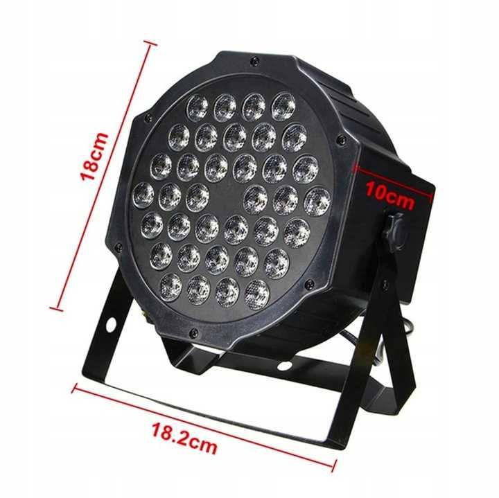 Reflektor sceniczny LED HOLDLAMP DMX Light 36 LED 36x1 + PILOT SLIM