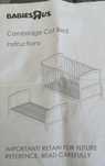 Berço-cama BabiesRus 70x1,40 Cor Branca