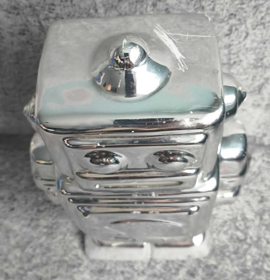 Ceramiczna skarbonka robot 26cm