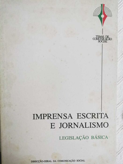 Imprensa Escrita e Jornalismo - Legislação Básica