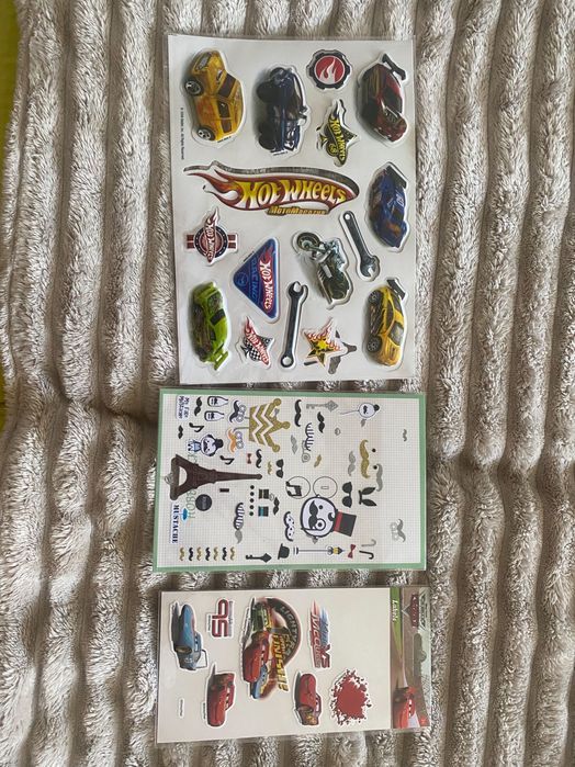 Naklejki hot wheels ,Auta (Cars), mustache