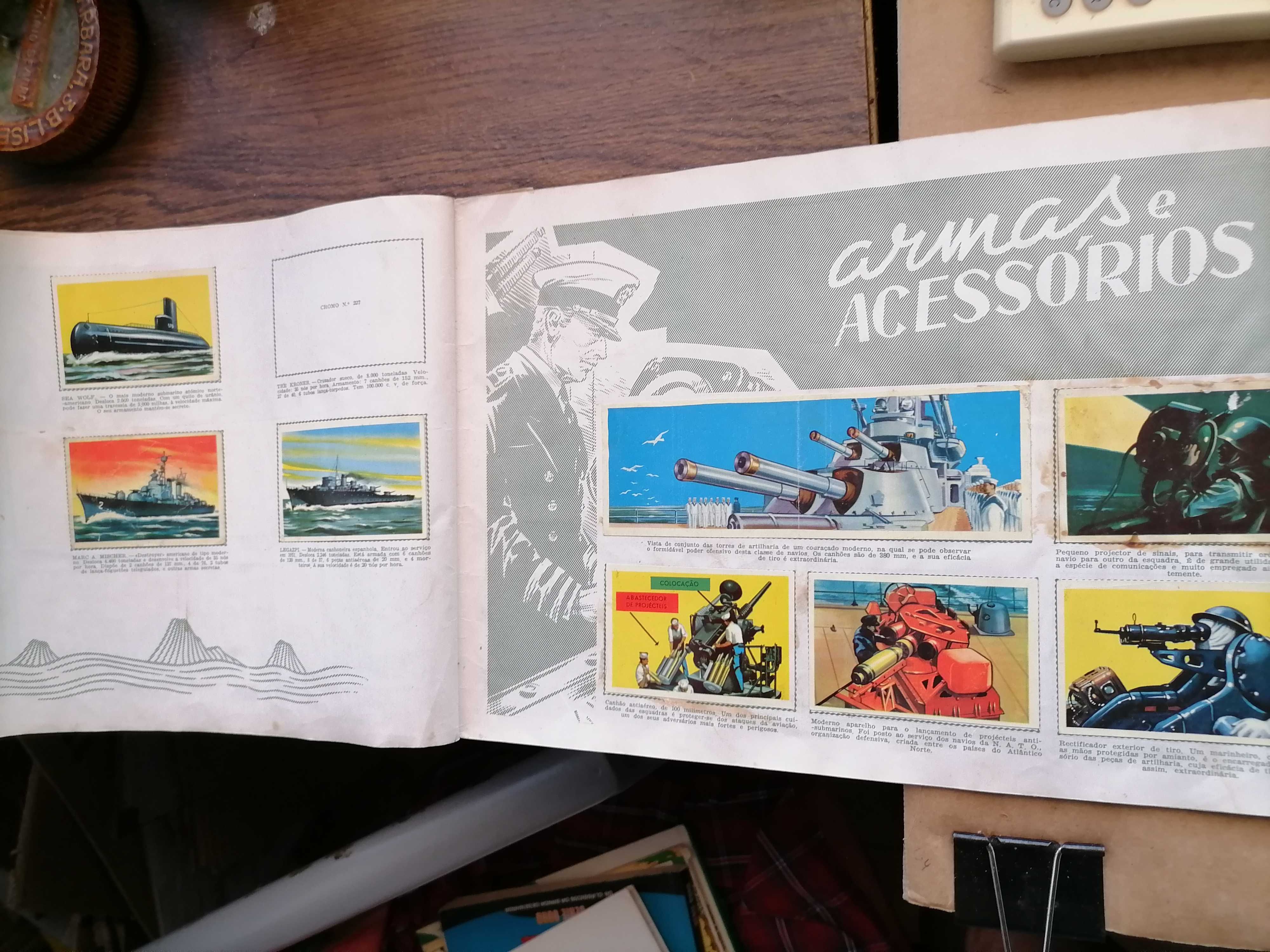 Caderneta Cromos NAVIOS E NAVEGADORES