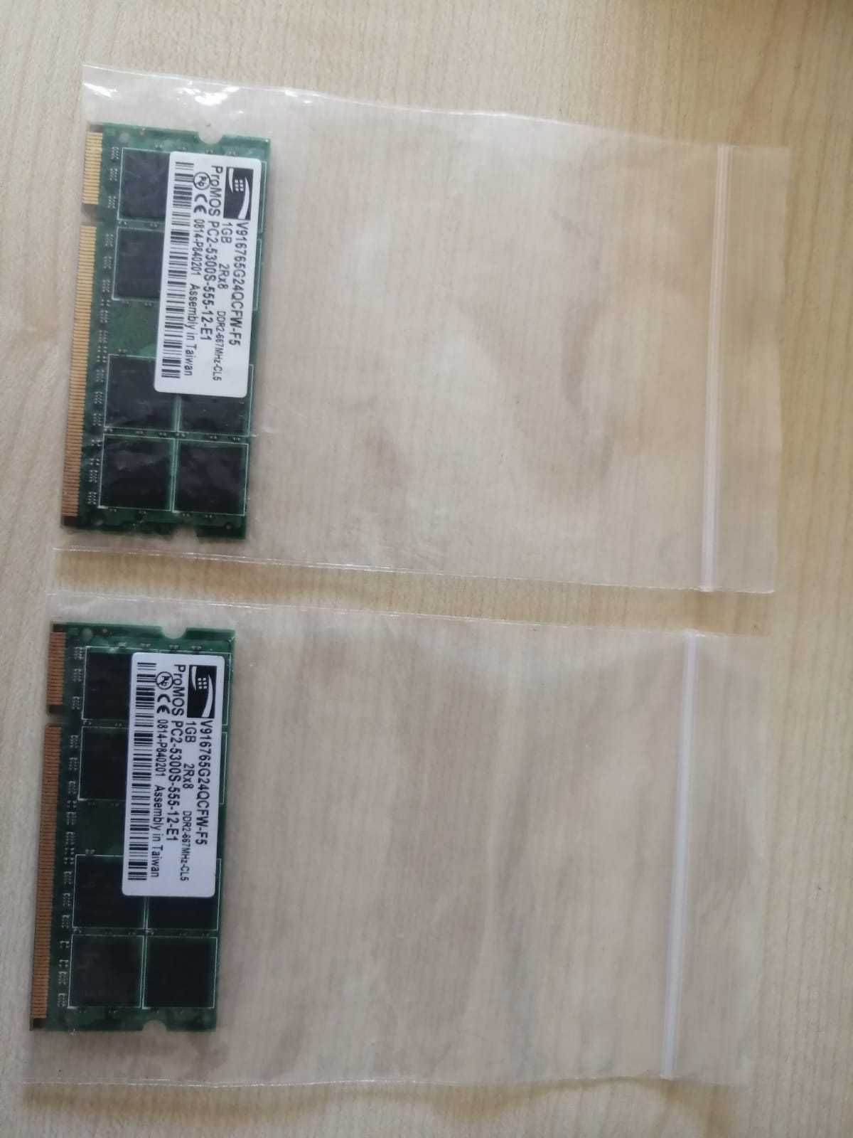 Karta pamięci 1GB DDR2 2szt.
