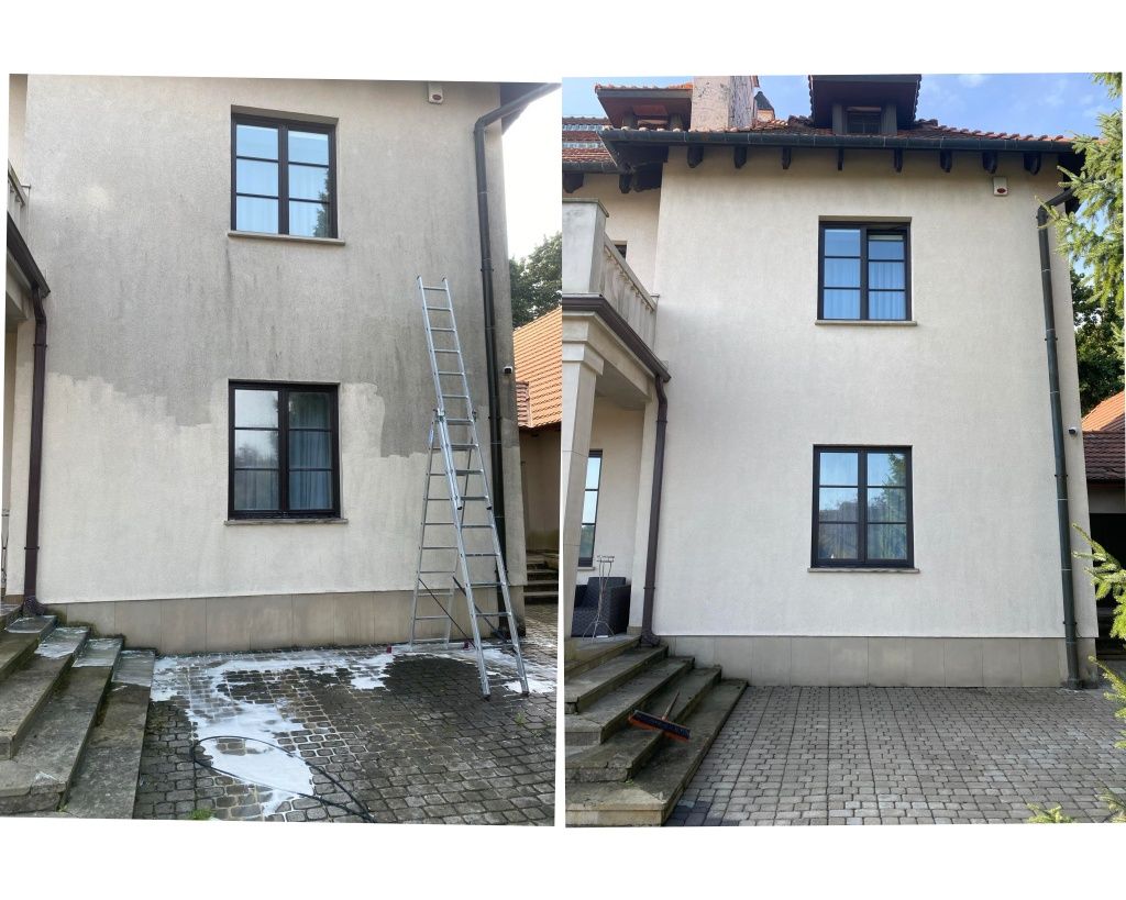 Mycie,czyszczenie kostki,elewacji,dachów,ogrodzeń