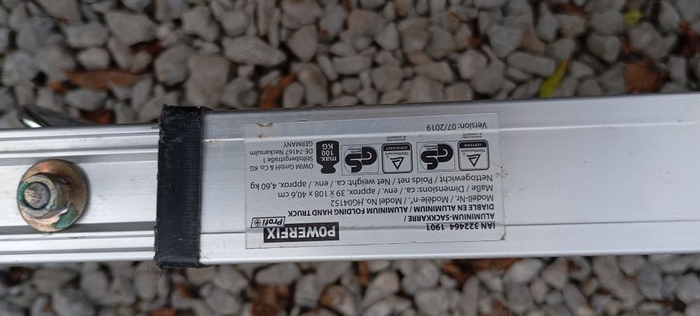 Візок алюмінієвий.