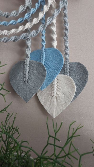 Painel de decoração em Macramé