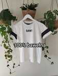 Bawełniany t-shirt basic biały, męski, unisex, logowany r. S GANT