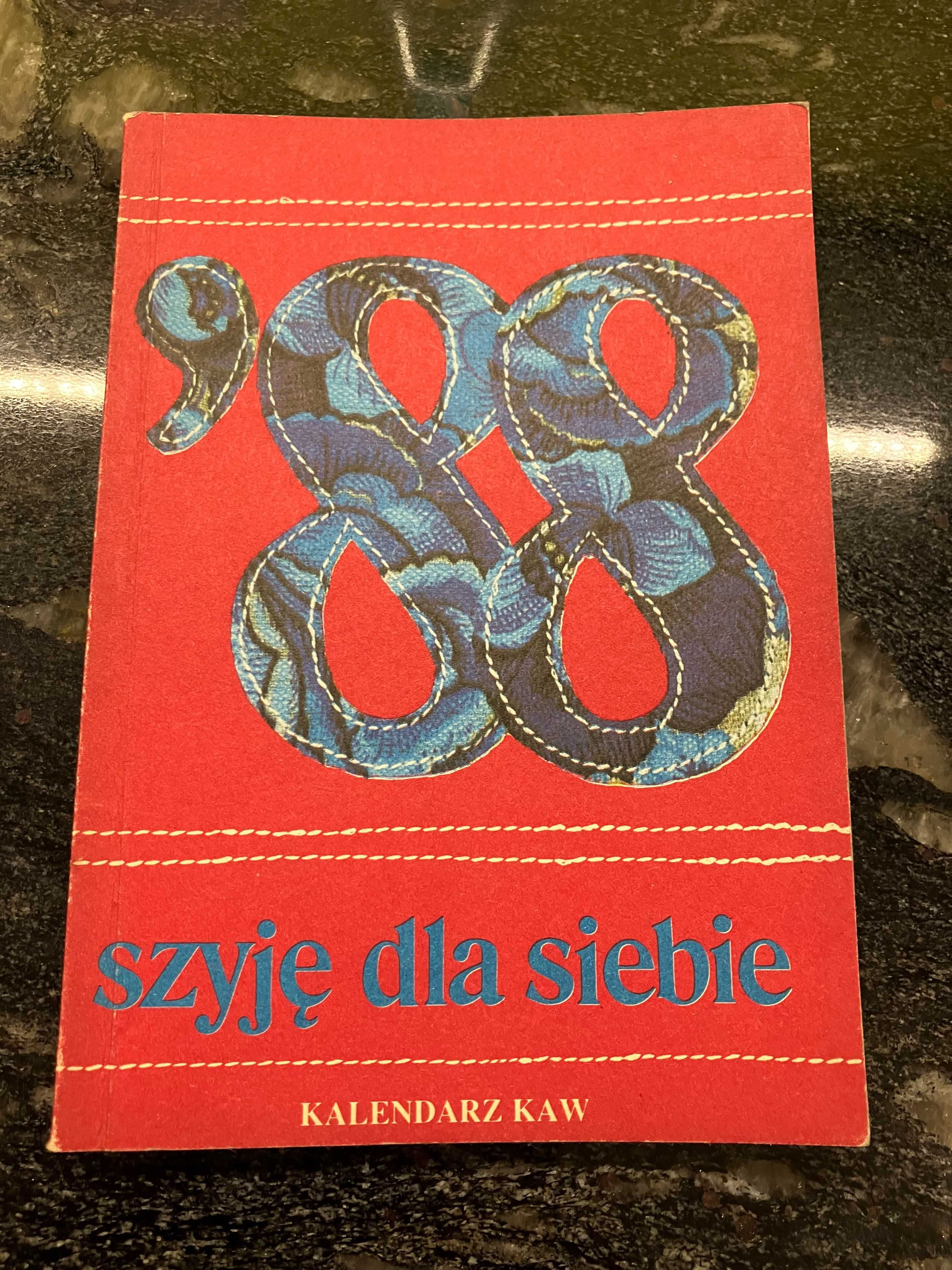 Szyję dla siebie-opis kroju i szycia modeli w kalendarzu z 1988