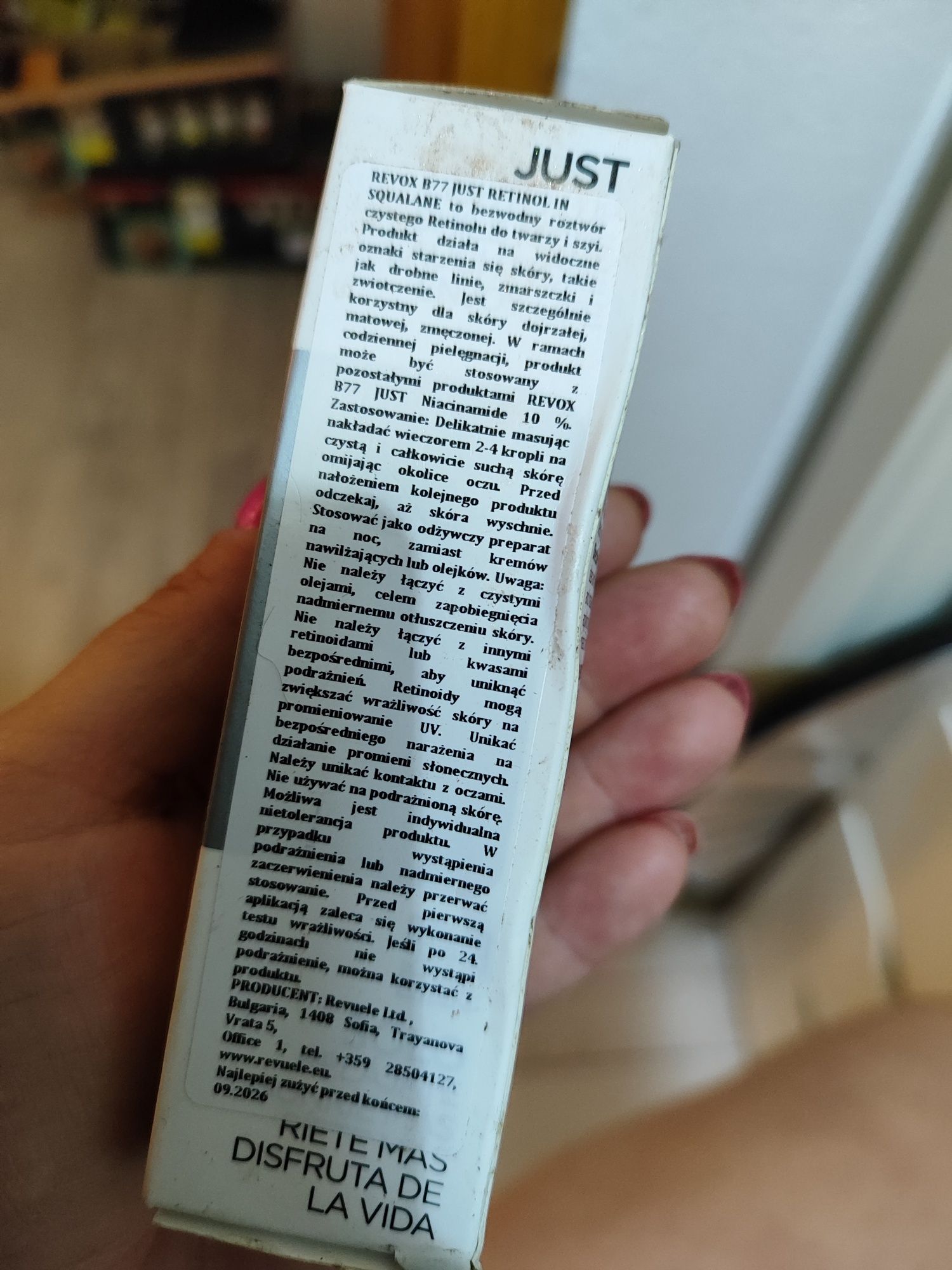 Revox Just Retinol in squalane nowy
