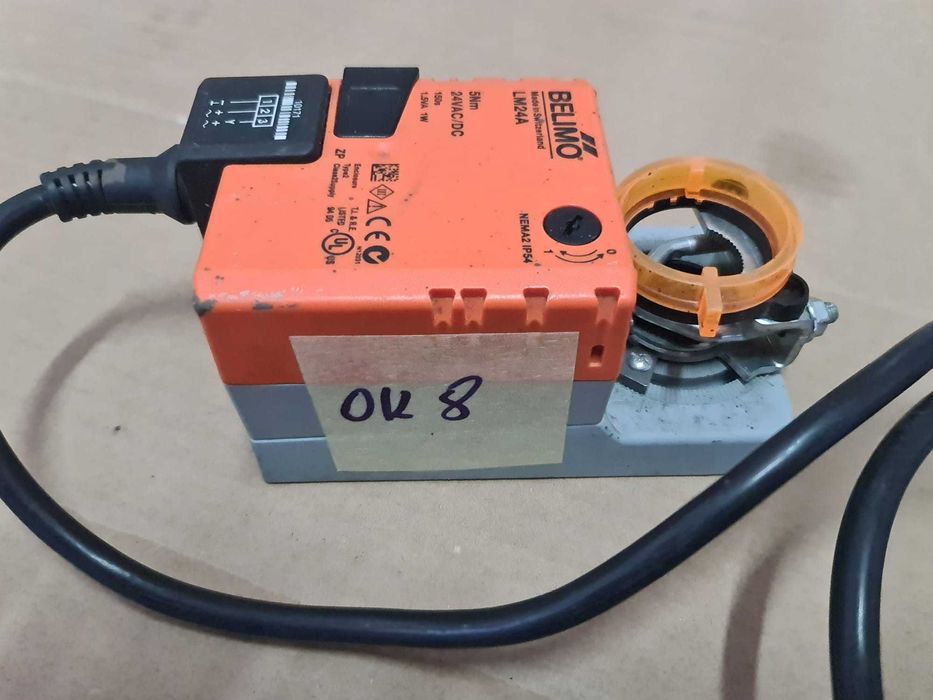 Siłownik obrotowy LM24A 5 Nm, AC/DC 24 V, ON/OFF, 3-poz., 150 s, IP54