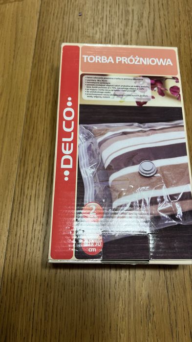 Torba próżniowa 2 sztuki 90 na 70 cm nowe