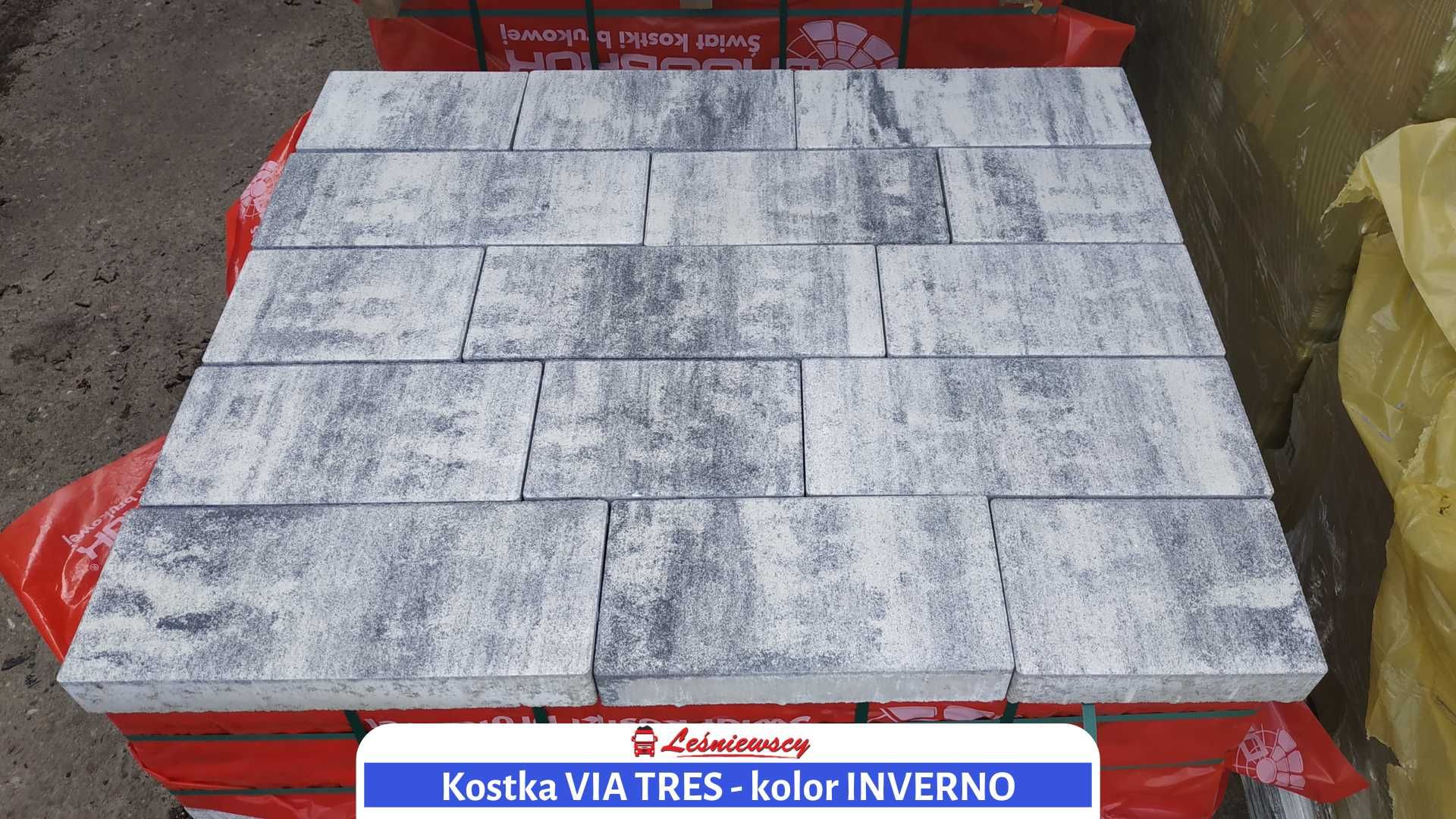 Drogbruk-VIA TRES Kostka brukowa na podjazd/taras/schody PROJEKT KOSTK