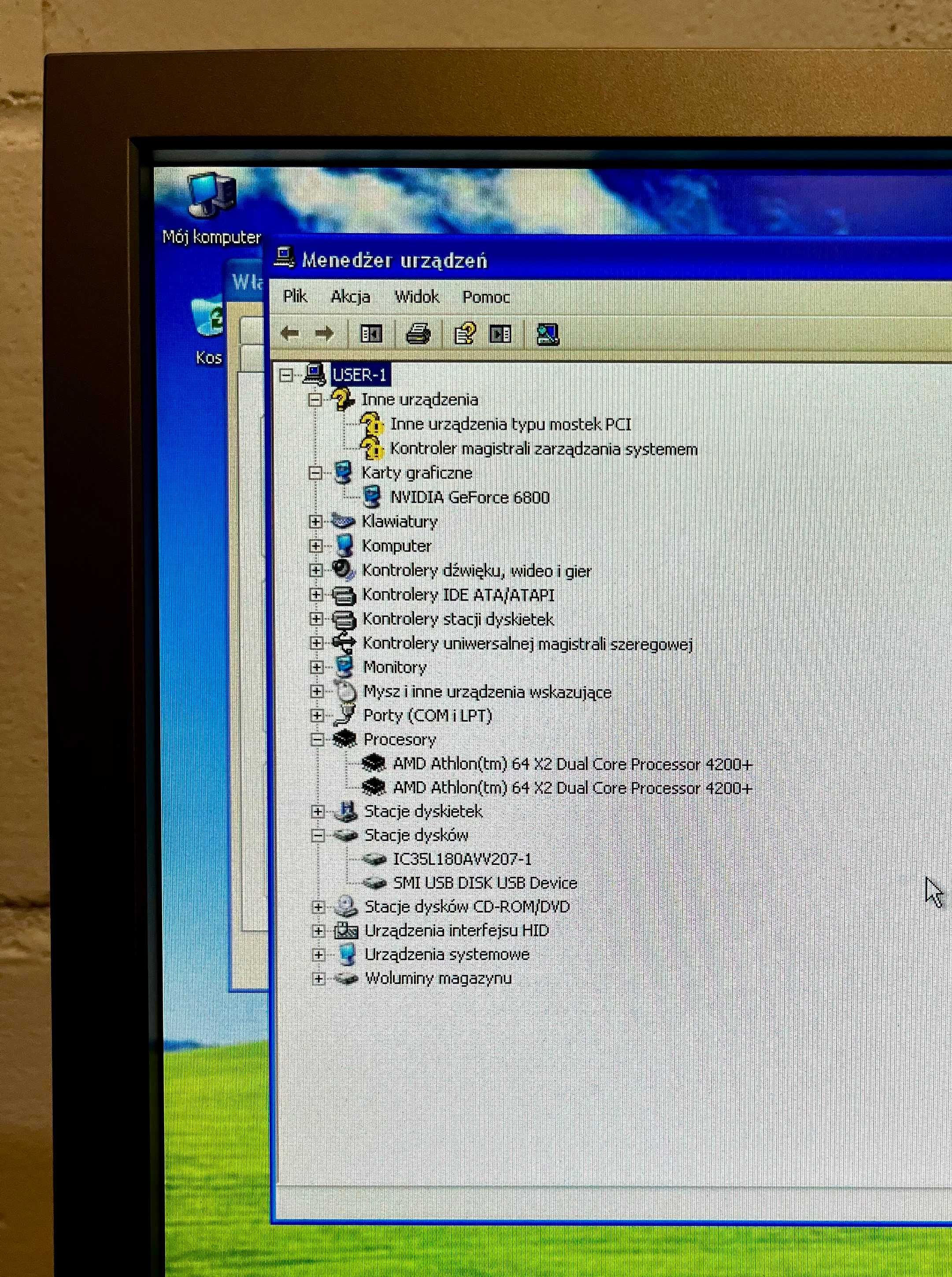 Komputer RETRO - Athlon/GF 6800/ASRock AM2NF3-VSTA/DDR 2/Windows XP