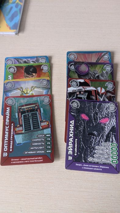 Продам карточки трансформерів праймм