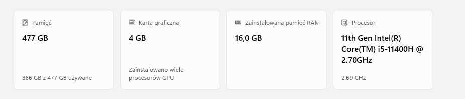 Sprzedam lub Wymienię laptopa na komputer stacjonarny