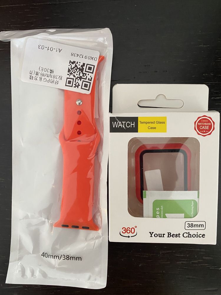 Apple watch 38mm capa e pulseira novas seladas