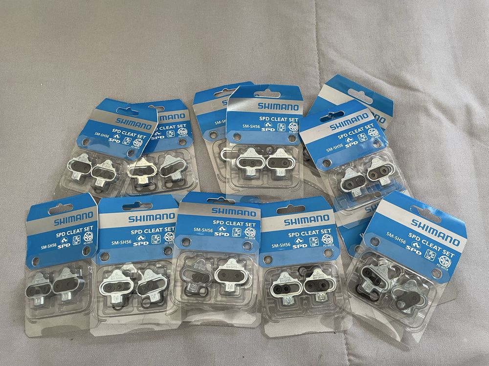 Tacos Shimano SPD SM- SH56 - Novos na Caixa