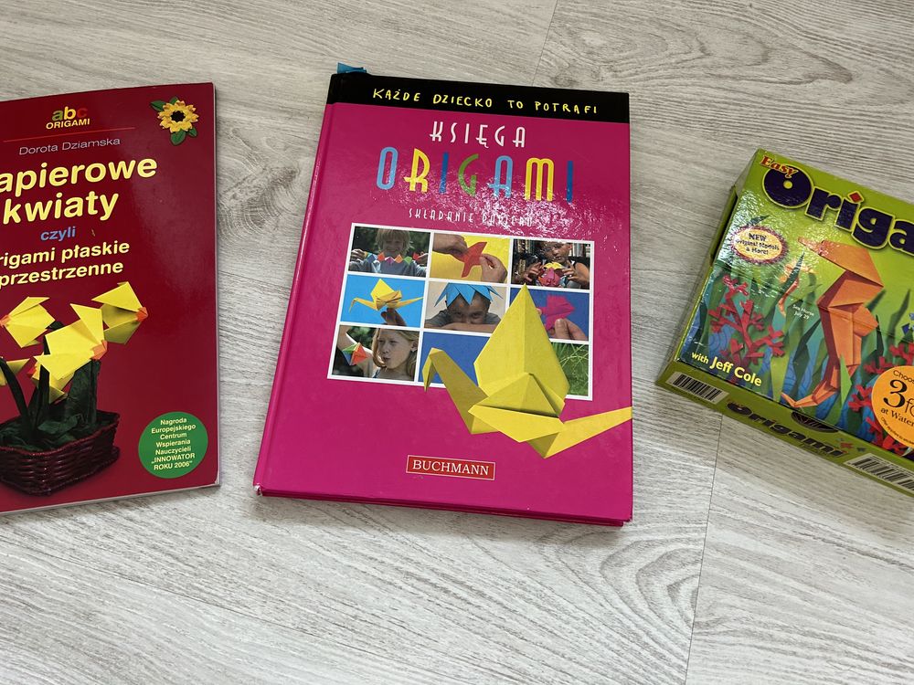 Zestaw origami płaskie i przestrzenne
