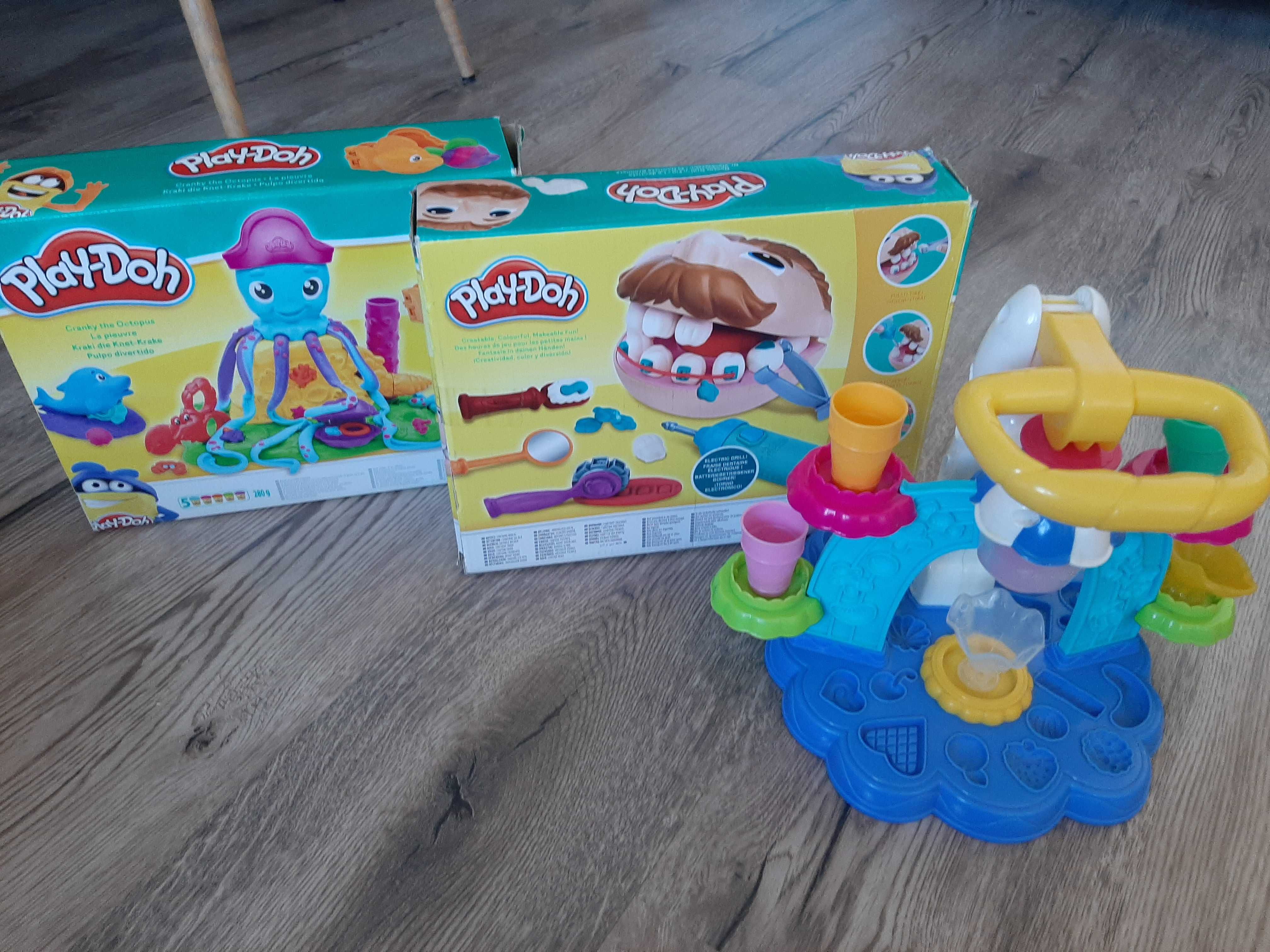 zestaw play-doh dentysta ośmiornica lodziarnia