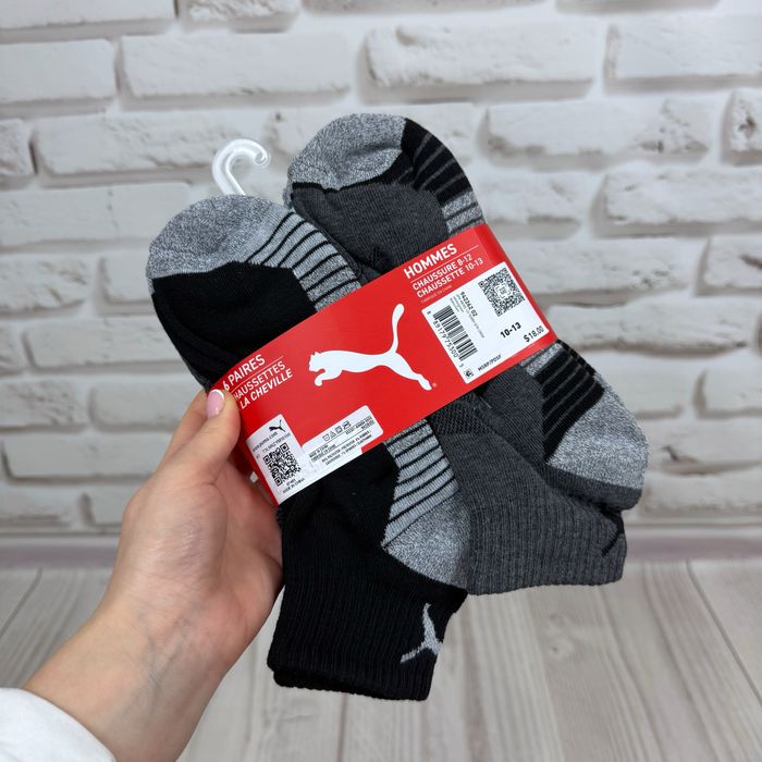 Puma (6 пар) Halt-Terry США! Дуже комфортні шкарпетки