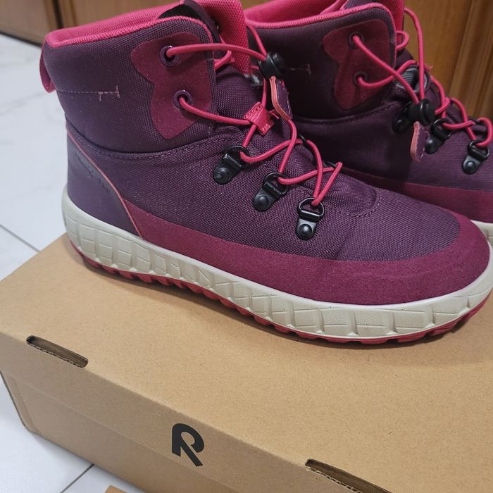 Buty wodoodporne używane Reima r. 36- 23cm róż fiolet