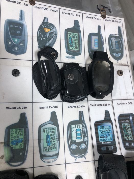 Кожанные чехлы на брелки автосигнализаций