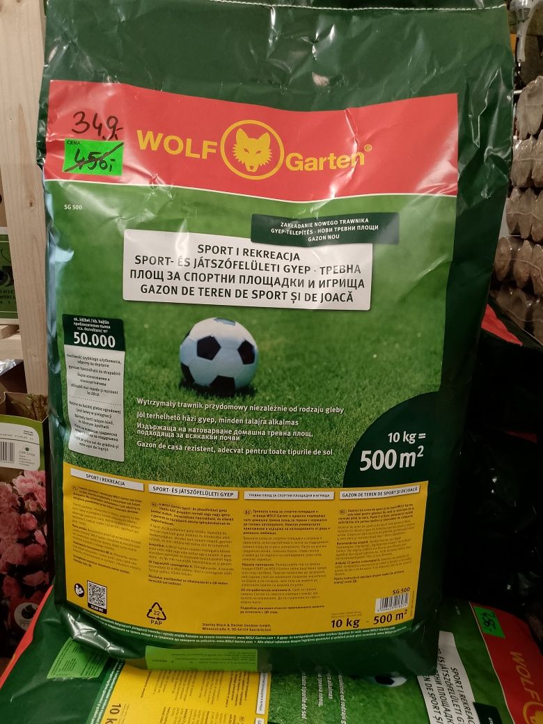 Nasiona traw WOLF-Garten sport i rekreacja SG500 10kg