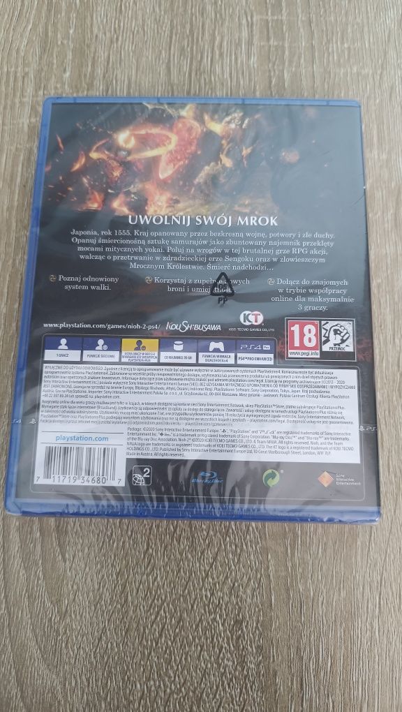 NIOH 2 PS4 pl napisy NOWA