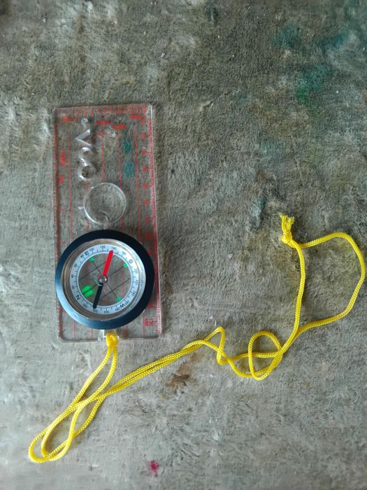 Компас, чехол для карт, ножи туристические