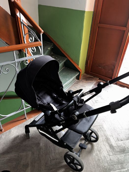 El kamino 360 , дитяча коляска з ревресивним блоком , чорного кольору