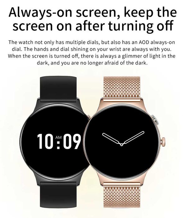 Blavec Smartwatch M-01 Vesta HD AMOLED Voice Call czarny