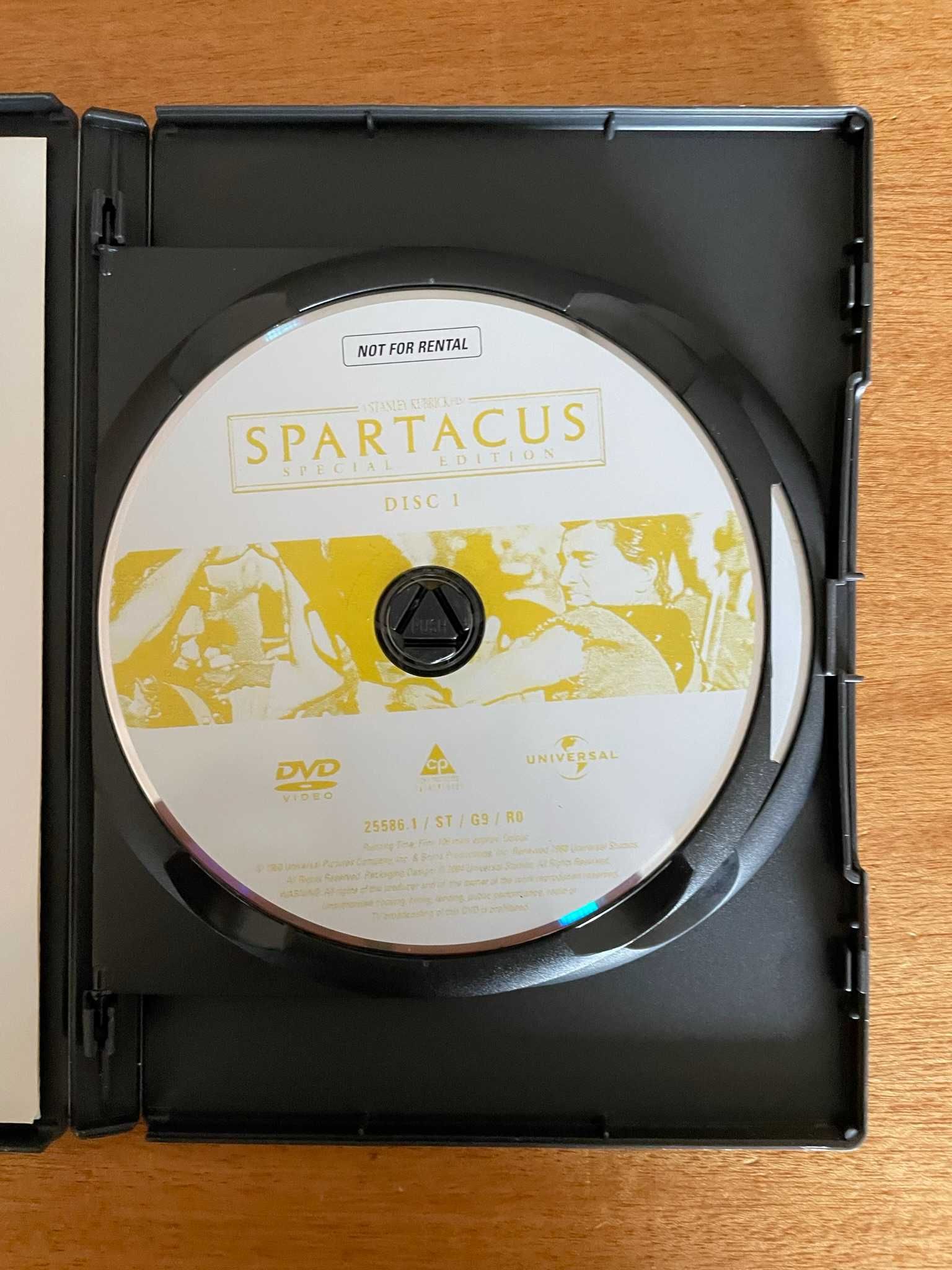 DVD "Spartacus" (Edição especial de 2 discos)