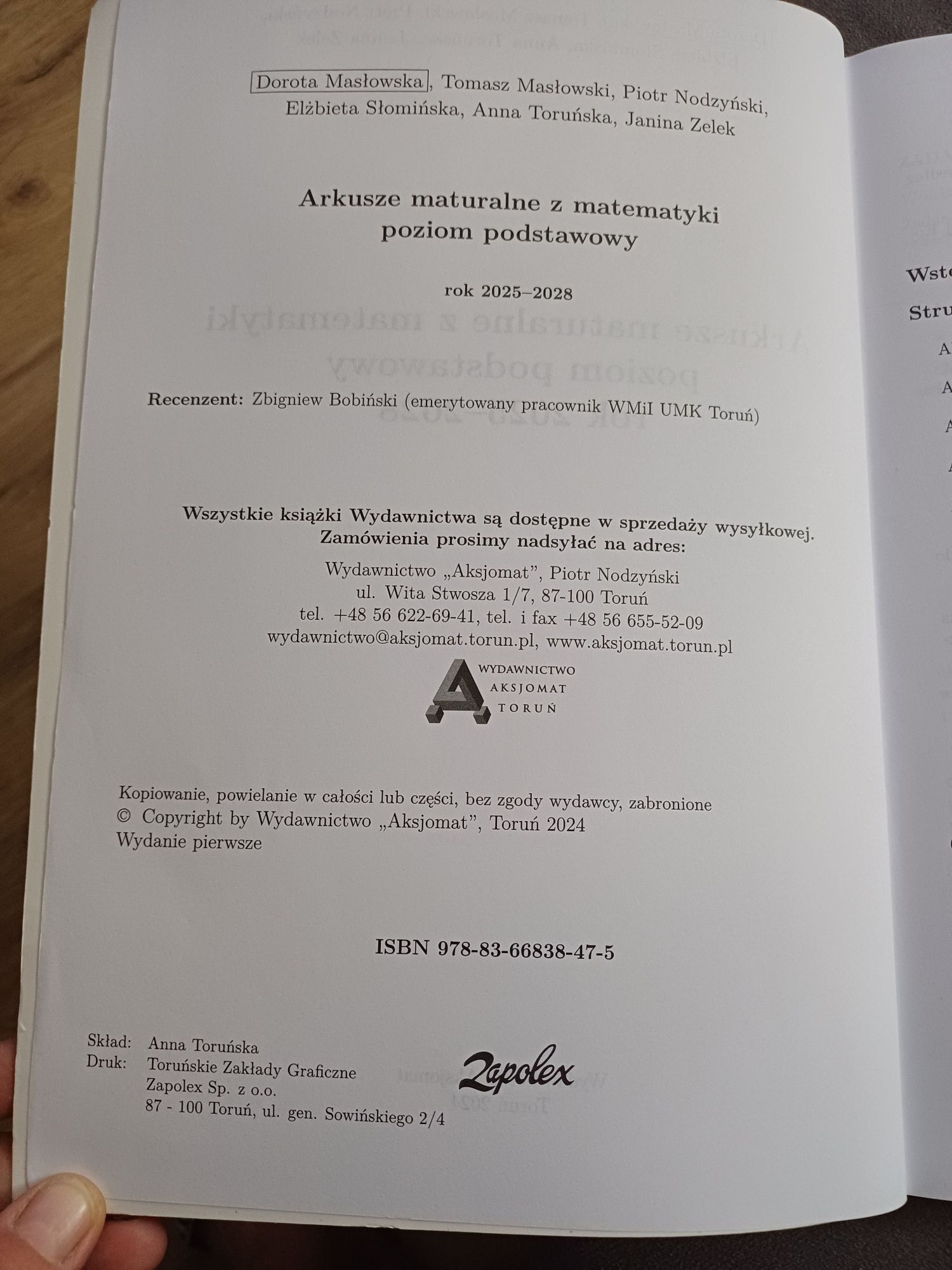 Arkusze maturalne matematyka