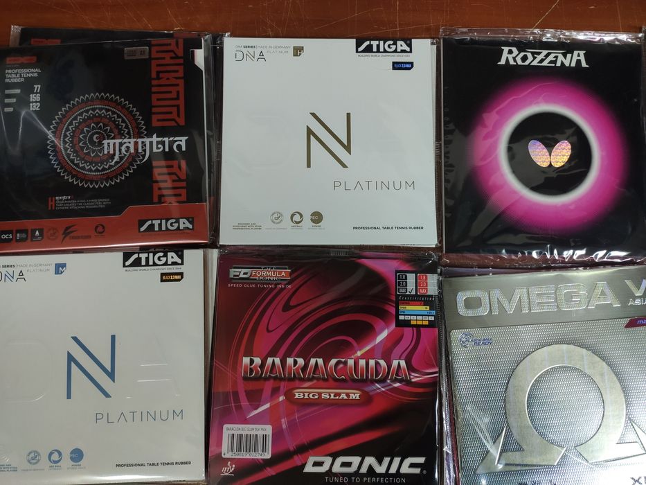 Ракетка сборная настольный теннис (Donic,Xiom,Stiga,Butterfly,Tibhar)