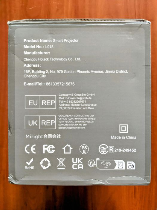 Magcubic L018 - full HD проектор