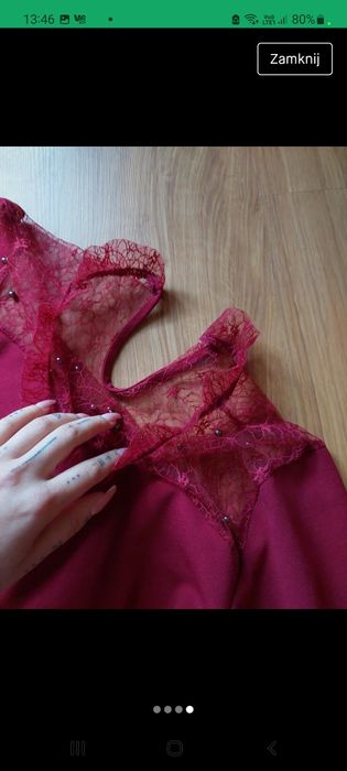 Eleganckie body koronkowe