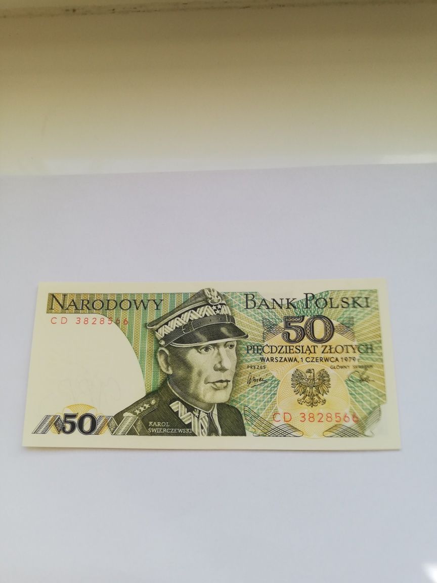 Polska banknot kolekcjonerski 50 zł 1979 rok