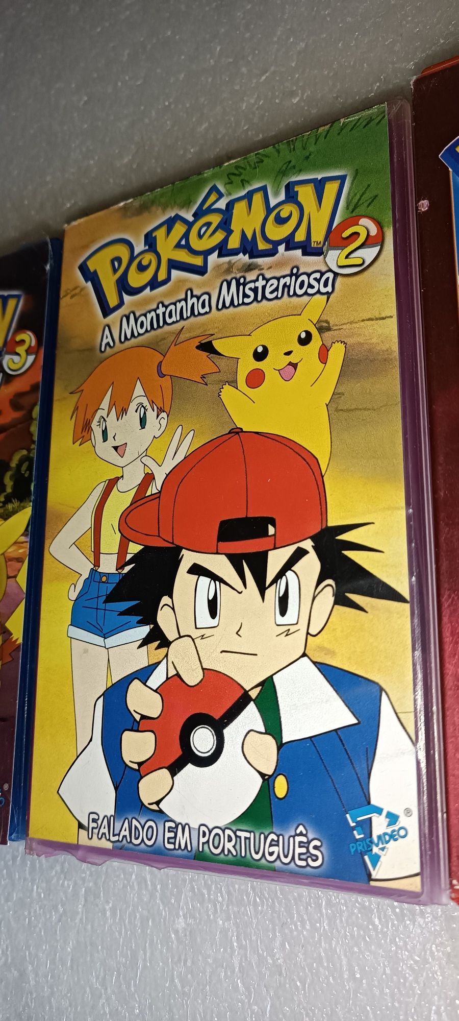 Pokémon 3 Antigas cassetes VHS