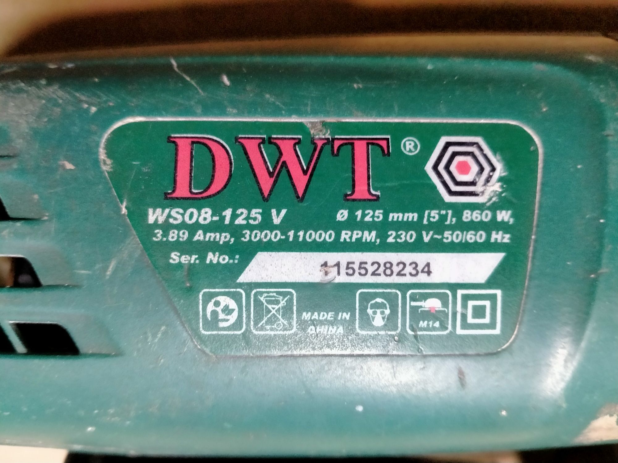 Болгарка DWT, 125круг.