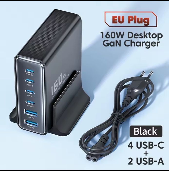 Toocki 160 Вт USB настольное зарядное устройство