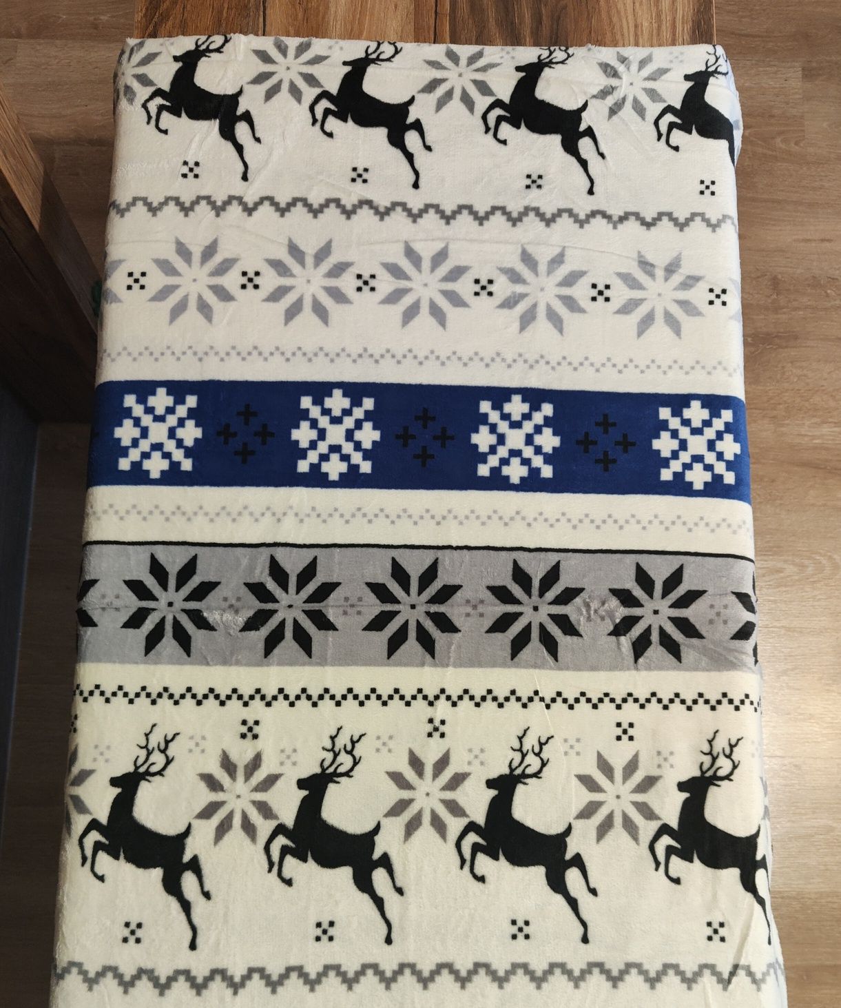 Koc Świąteczny Reniferek 160x200