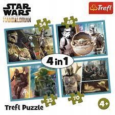 Trefl 34377 Puzzle 4W1 Star Wars Mandalorian