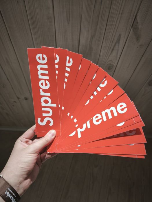 Оригінальні Наклейки Supreme Box Logo