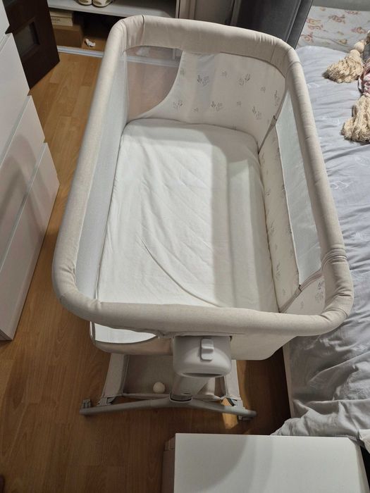 Łóżeczko dostawne leonie plus beige sand