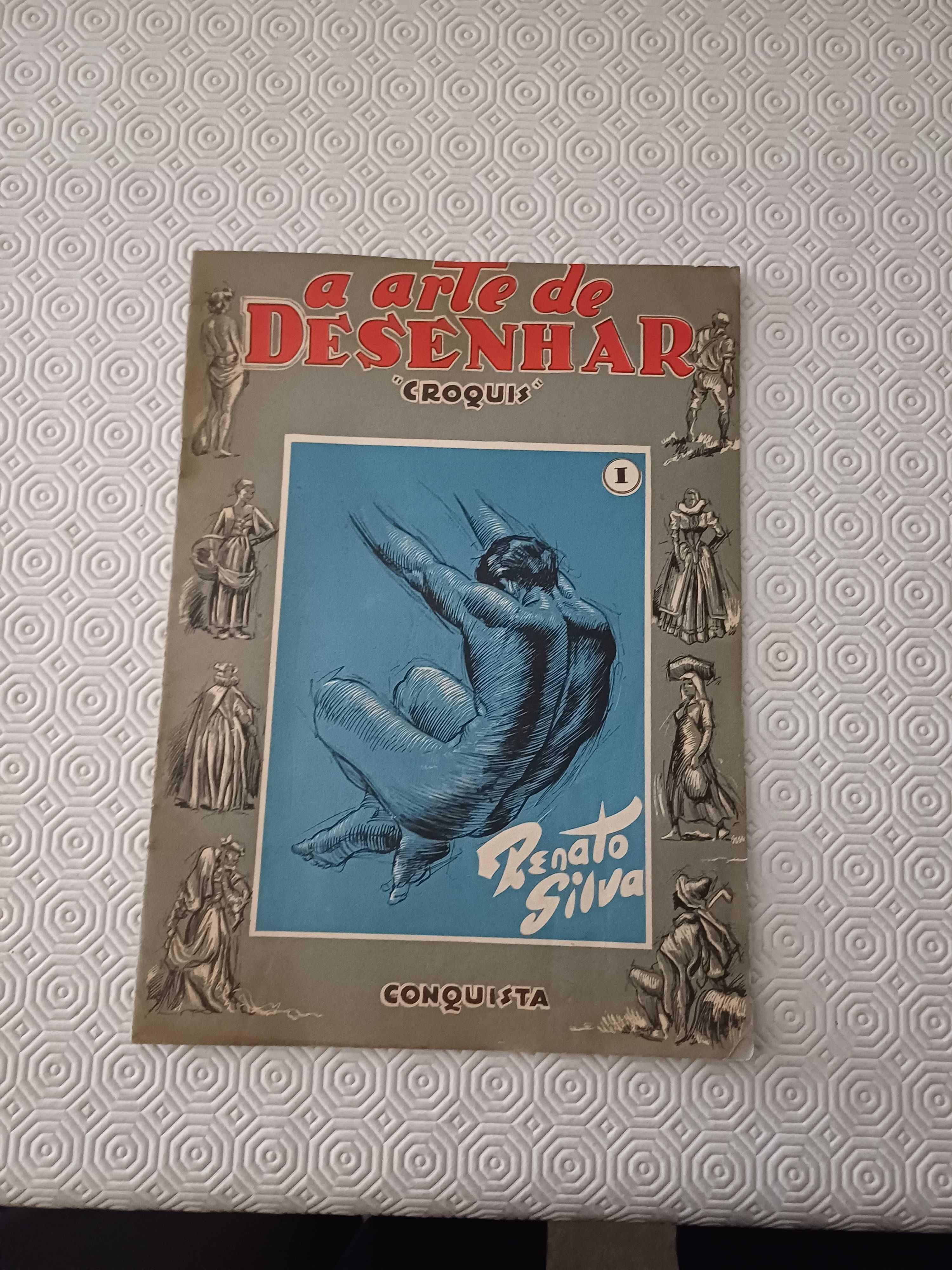 Colecção de revistas antigas sobre desenho